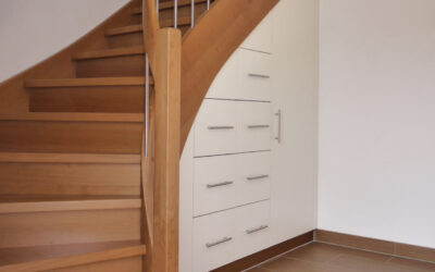 Einbauschrank Treppe